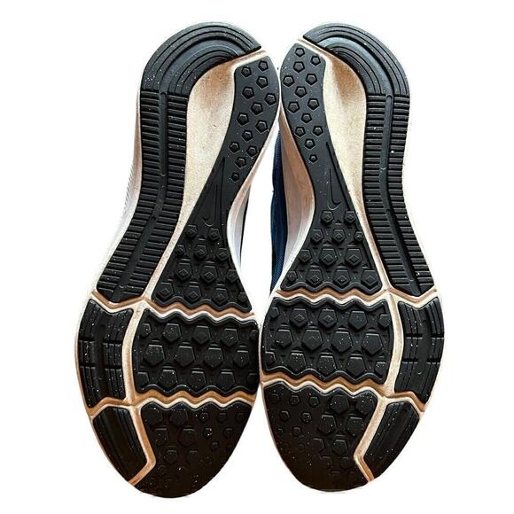 Nike Downshifter Girls Size 7Y Womens 8.5 Sneakers Blue W Black Swoosh - Picture 9 of 10